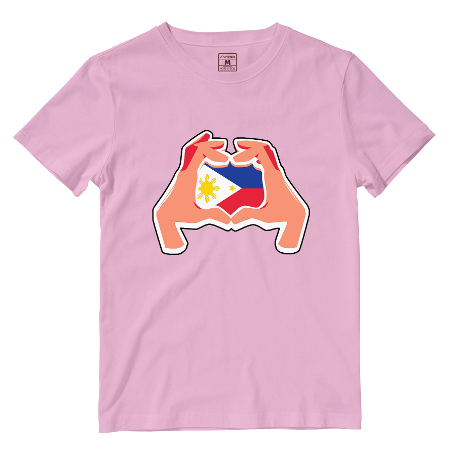 Cotton Shirt: Hand Heart Pinoy
