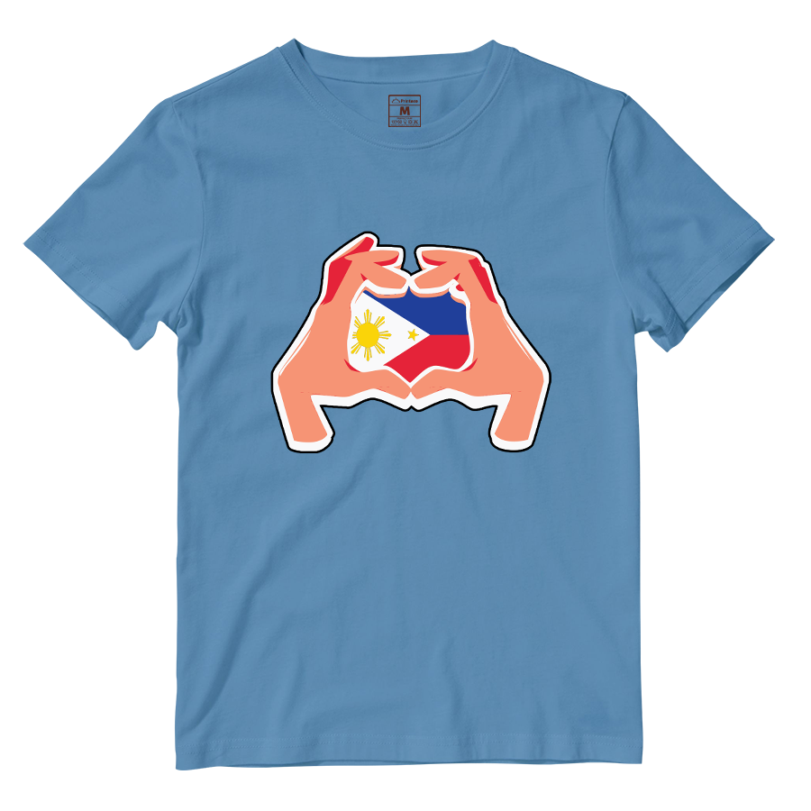 Cotton Shirt: Hand Heart Pinoy