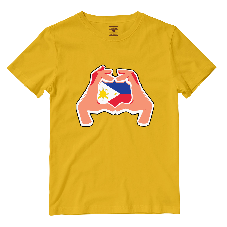 Cotton Shirt: Hand Heart Pinoy