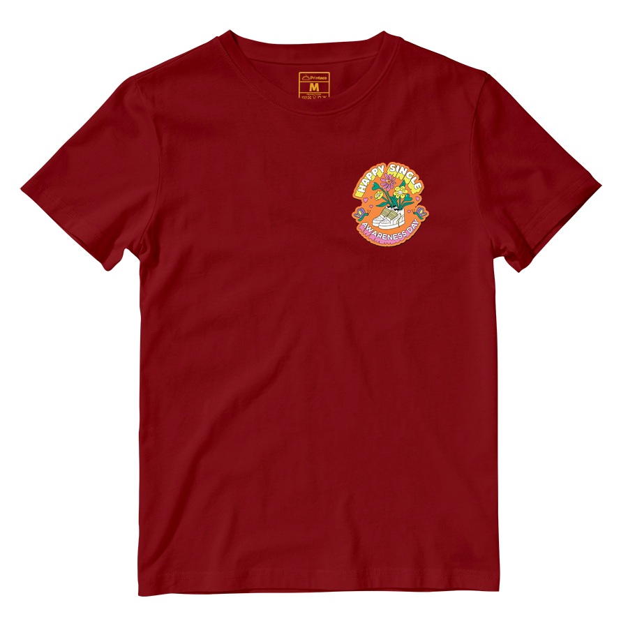 Cotton Shirt: Happy Single Pocketee