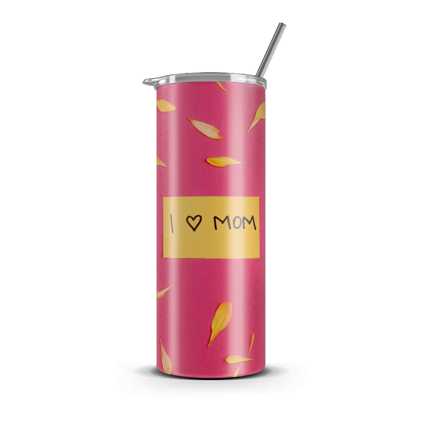 20oz. Slim Tumbler: Heart Mom