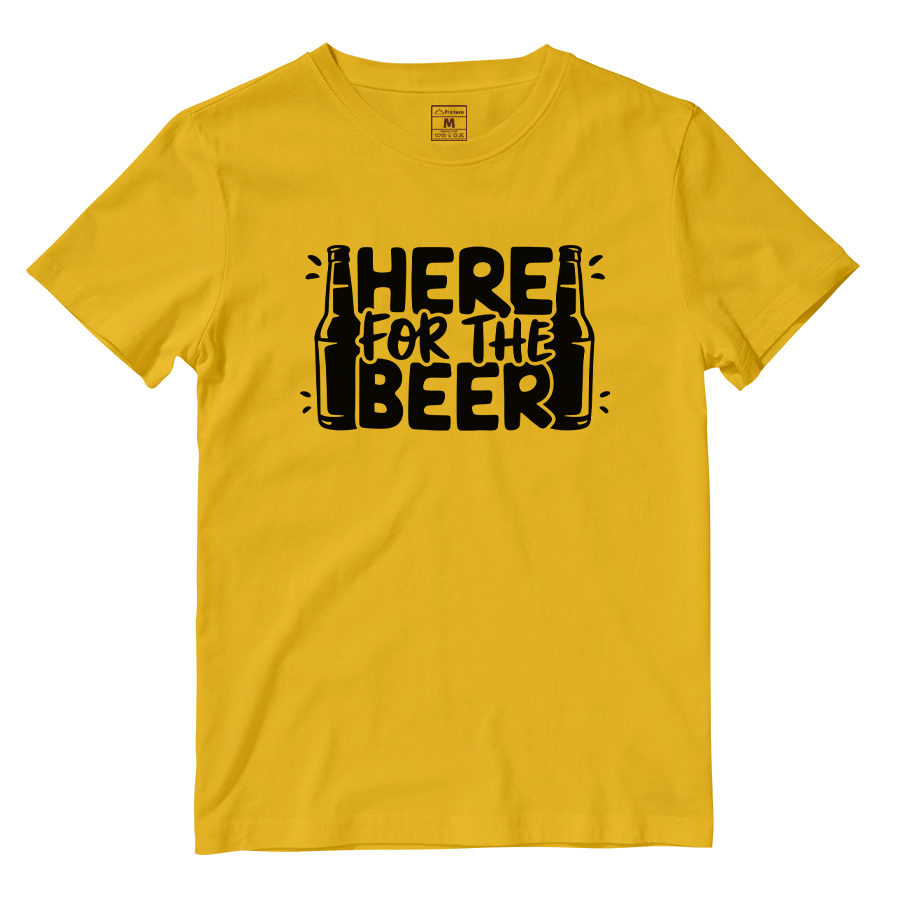 Cotton Shirt: Here Beer
