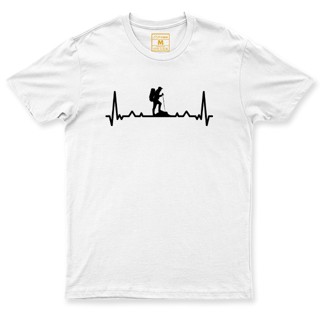 Drifit Shirt: Hiking Heartbeat