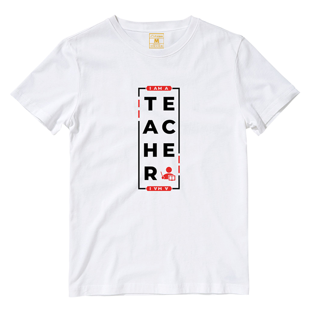 Cotton Shirt: I AM A TEACHER