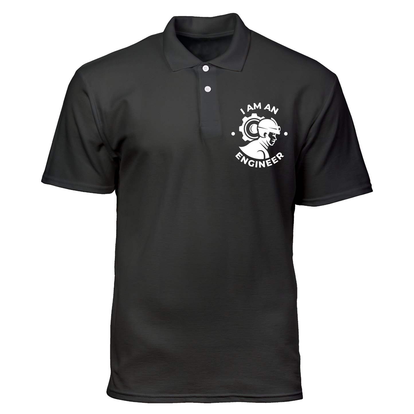 Cotton Polo Shirt: I am an Engineer Pocket