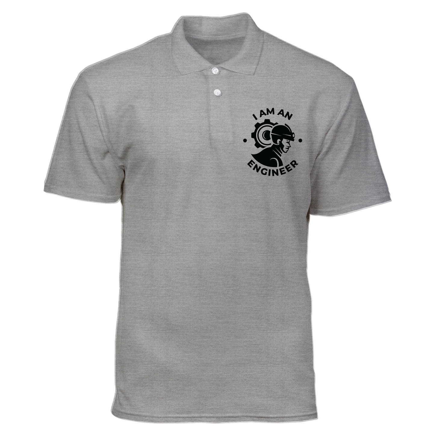 Cotton Polo Shirt: I am an Engineer Pocket