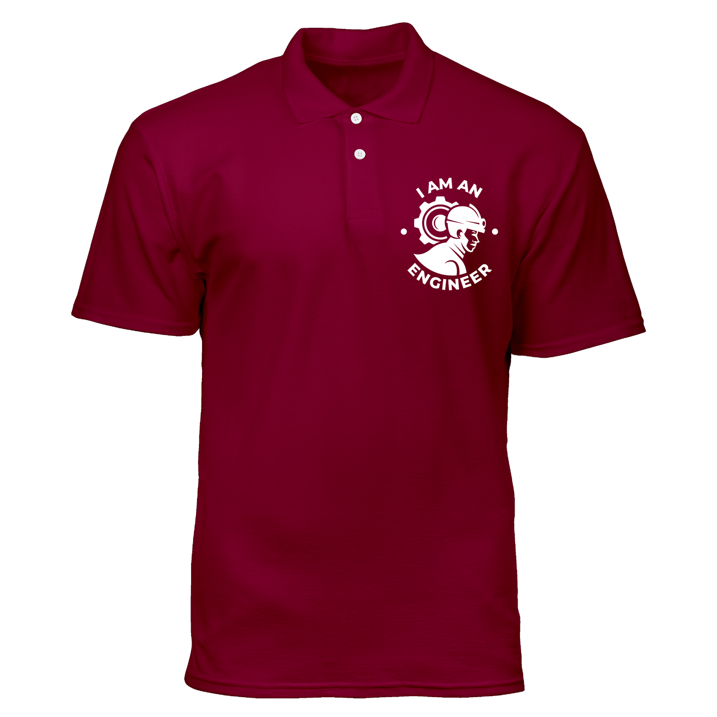 Cotton Polo Shirt: I am an Engineer Pocket