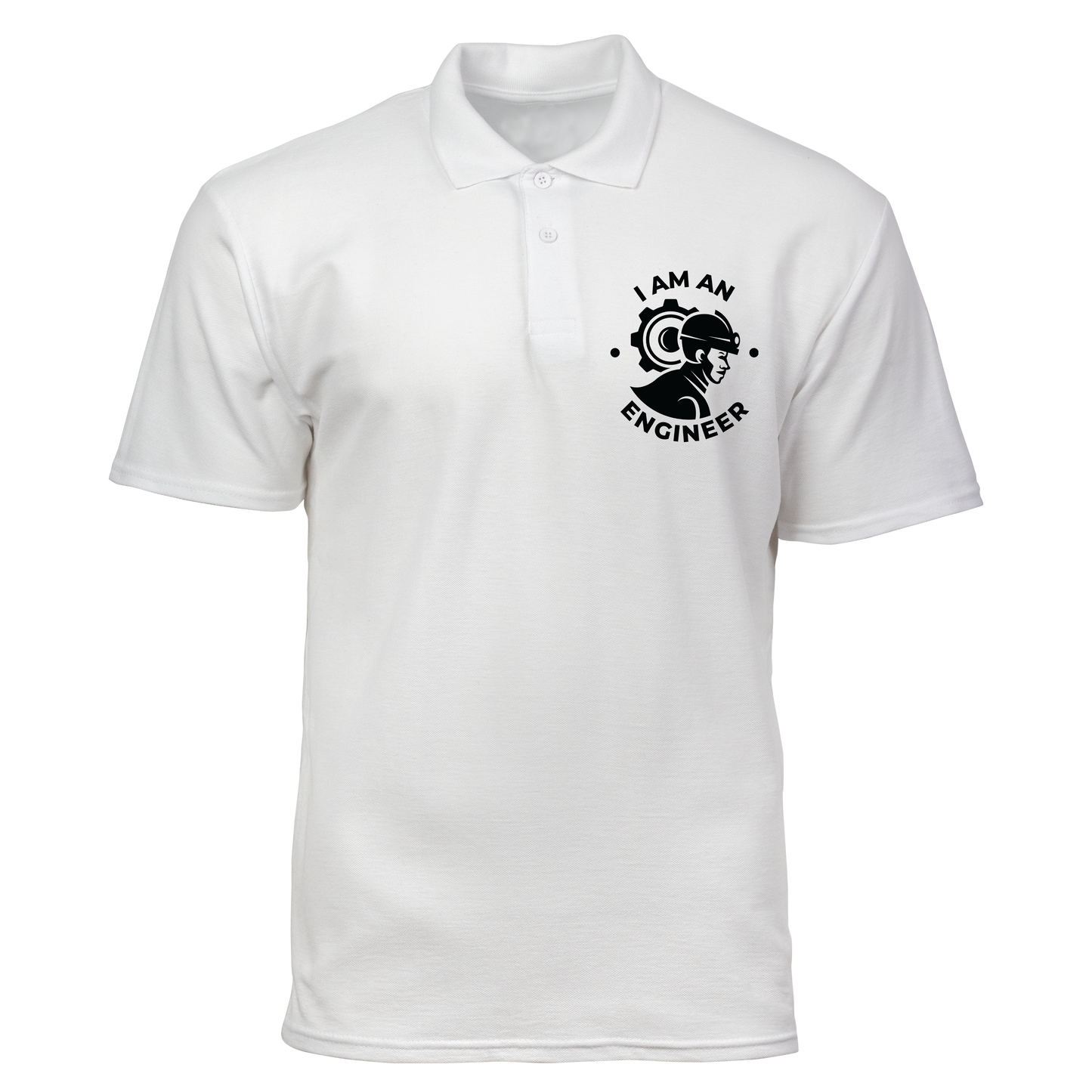 Cotton Polo Shirt: I am an Engineer Pocket
