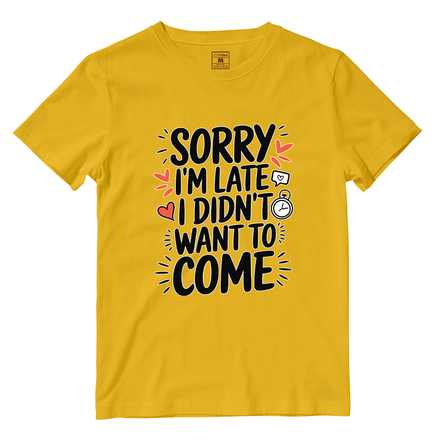 Cotton Shirt: I'm Late