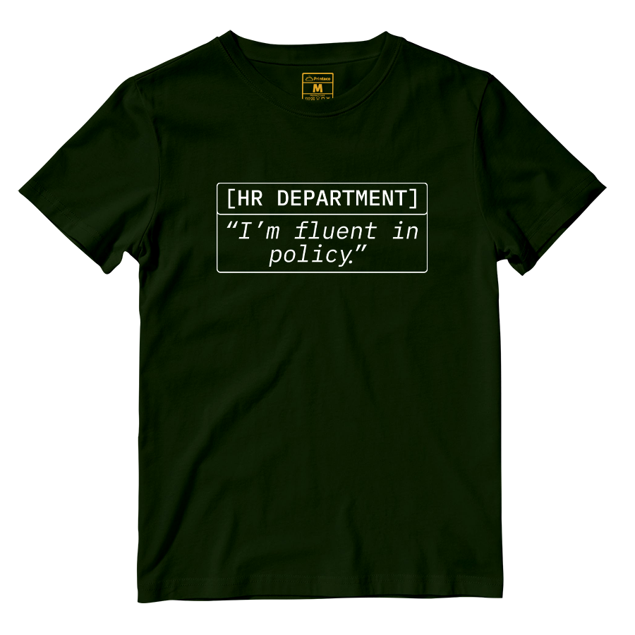 Cotton Shirt: Im Fluent In Policy