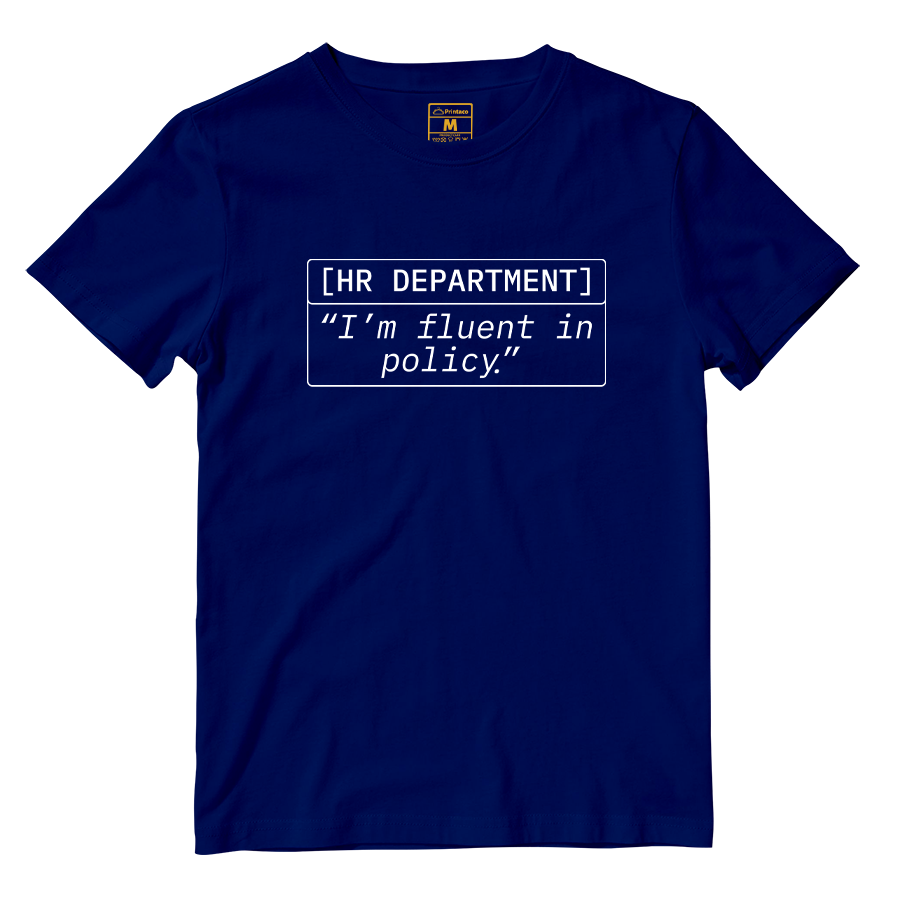 Cotton Shirt: Im Fluent In Policy