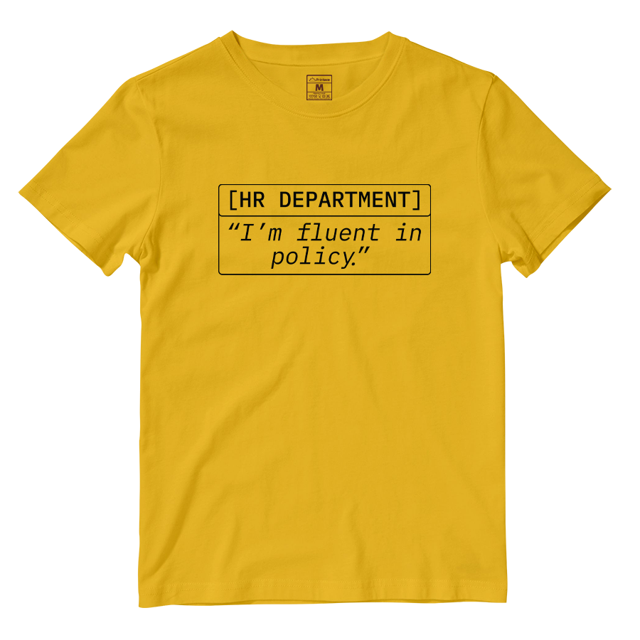 Cotton Shirt: Im Fluent In Policy