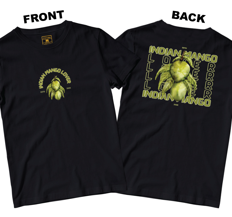 Cotton Shirt: Indian Mango (Front and Back)