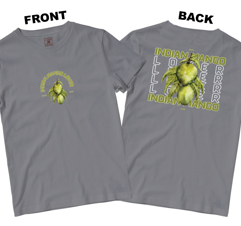 Cotton Shirt: Indian Mango (Front and Back)