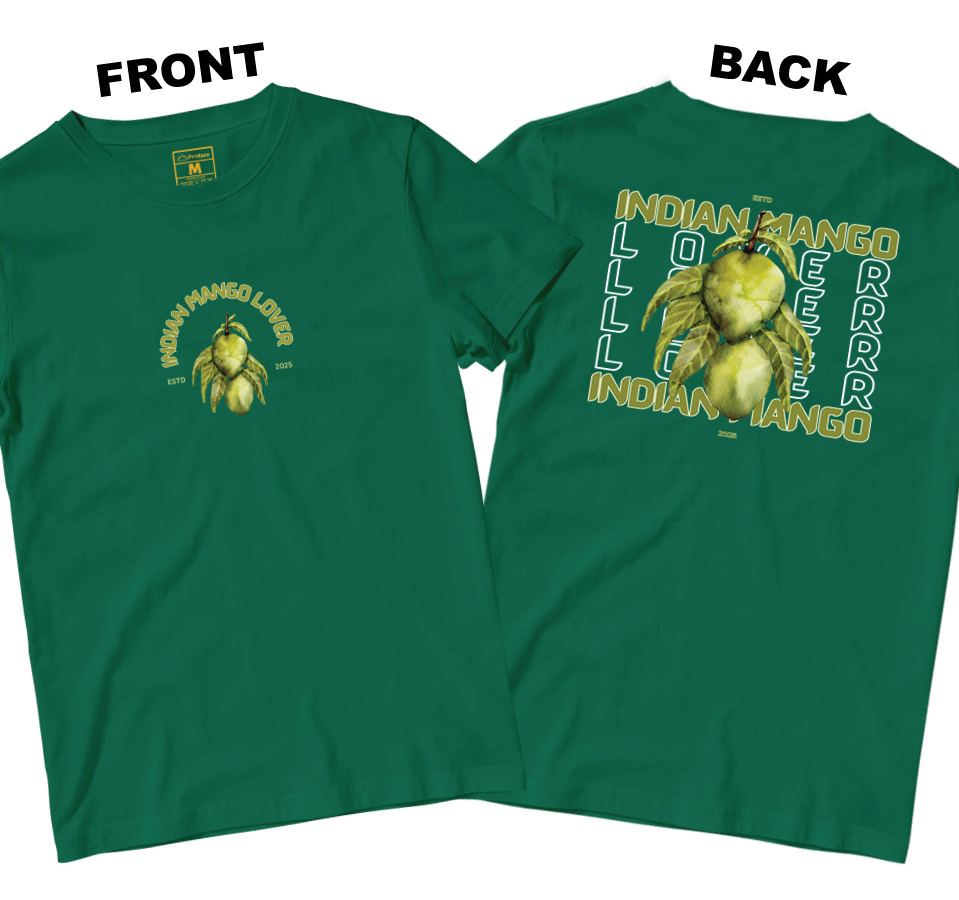 Cotton Shirt: Indian Mango (Front and Back)