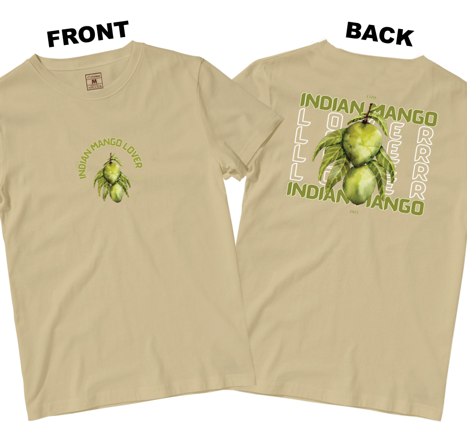 Cotton Shirt: Indian Mango (Front and Back)