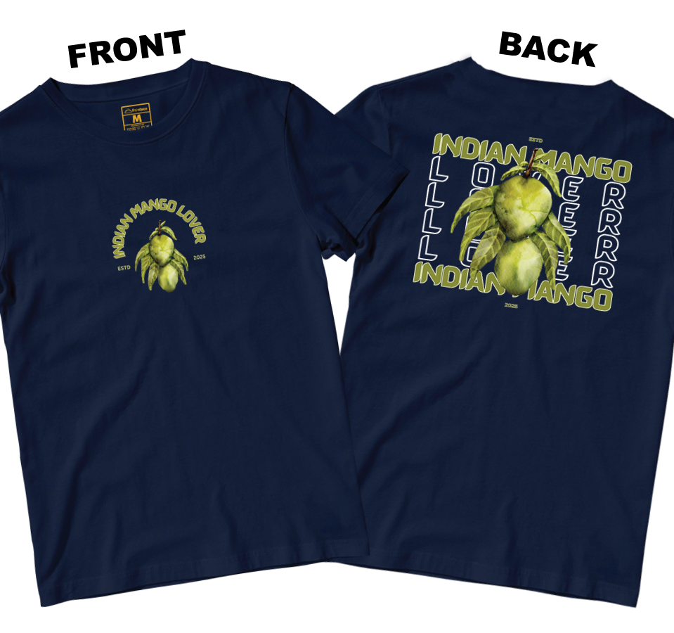 Cotton Shirt: Indian Mango (Front and Back)