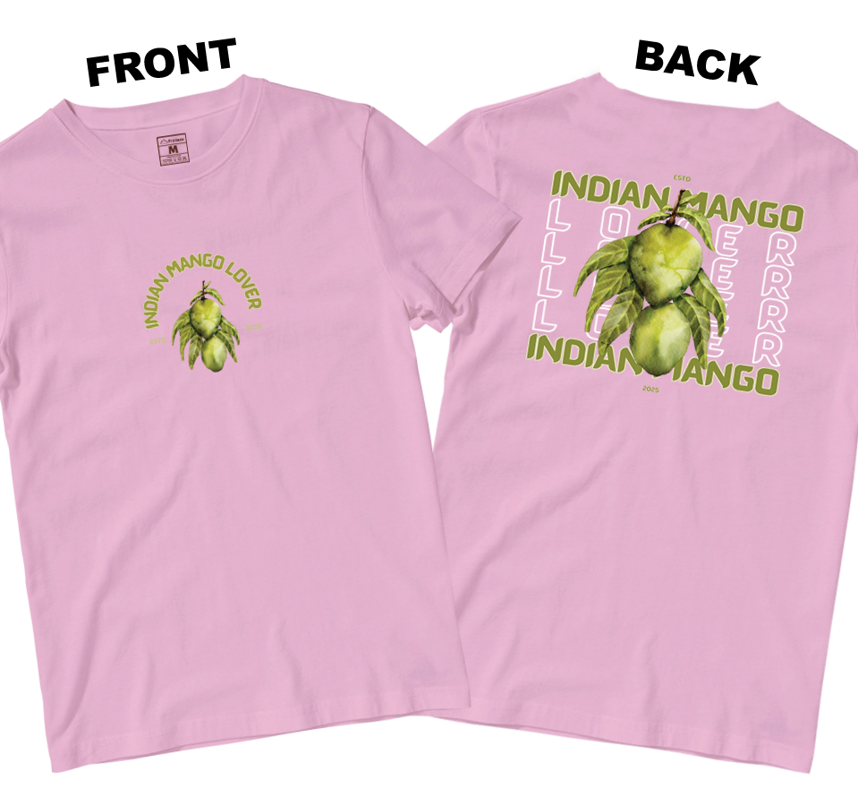 Cotton Shirt: Indian Mango (Front and Back)