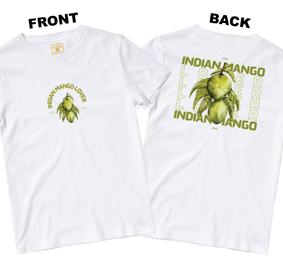 Cotton Shirt: Indian Mango (Front and Back)