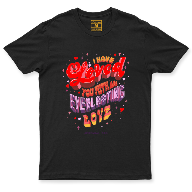 C. Spandex Shirt: Jeremiah 31:3