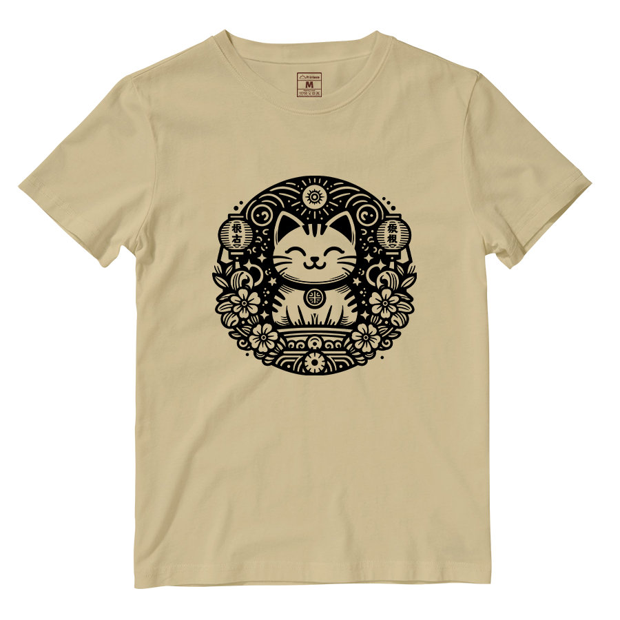 Cotton Shirt: Japanese Cat