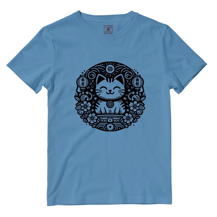 Cotton Shirt: Japanese Cat