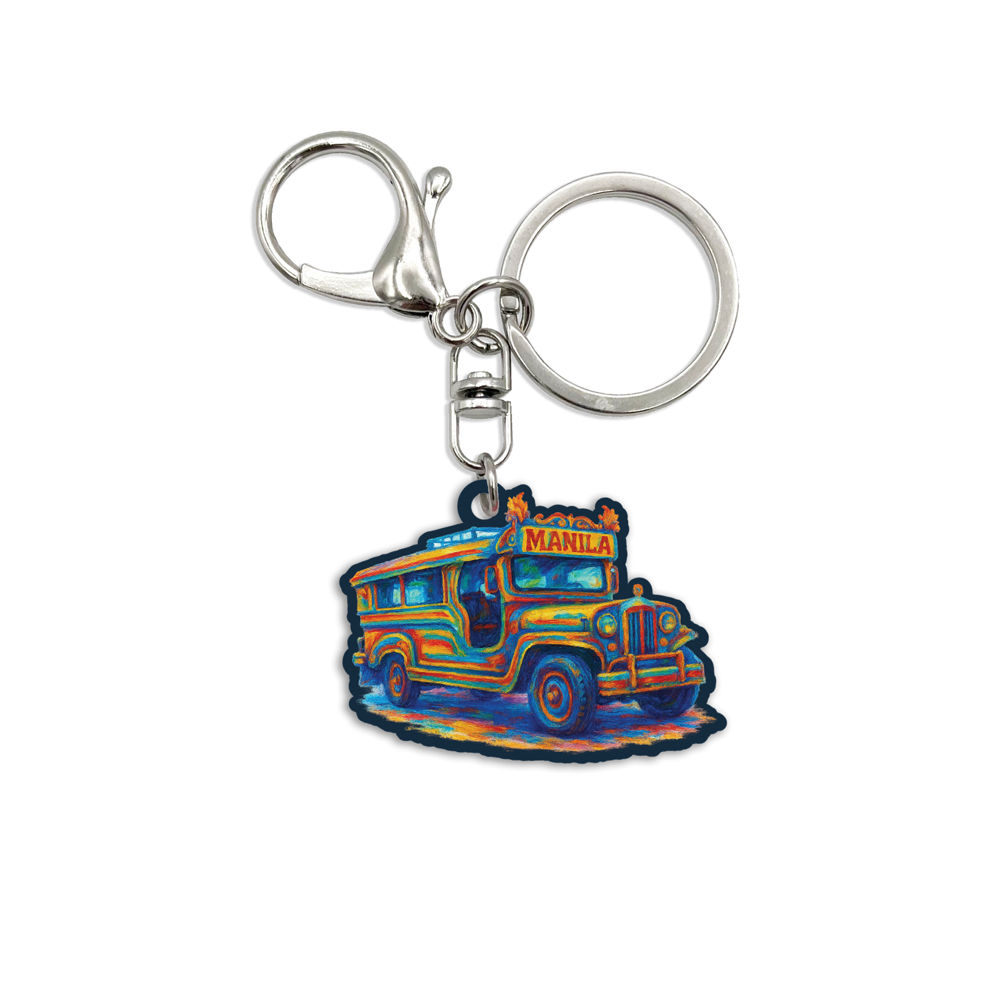 Acrylic Bag Charm: Jeepney