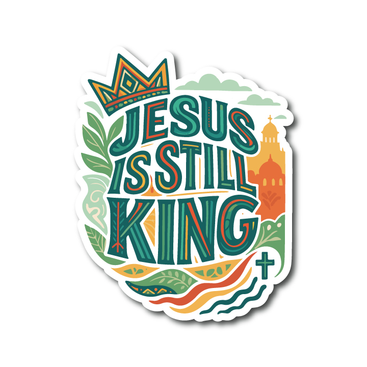 Acrylic Vehicle Badge: Jesus King