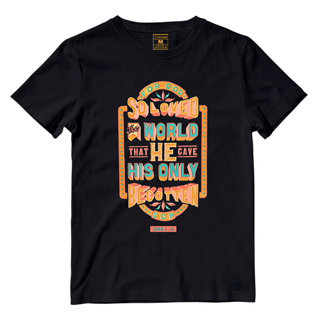 Cotton Shirt: John 3:16