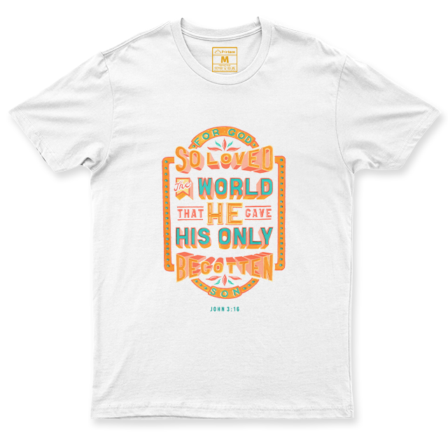 C. Spandex Shirt: John 3:16