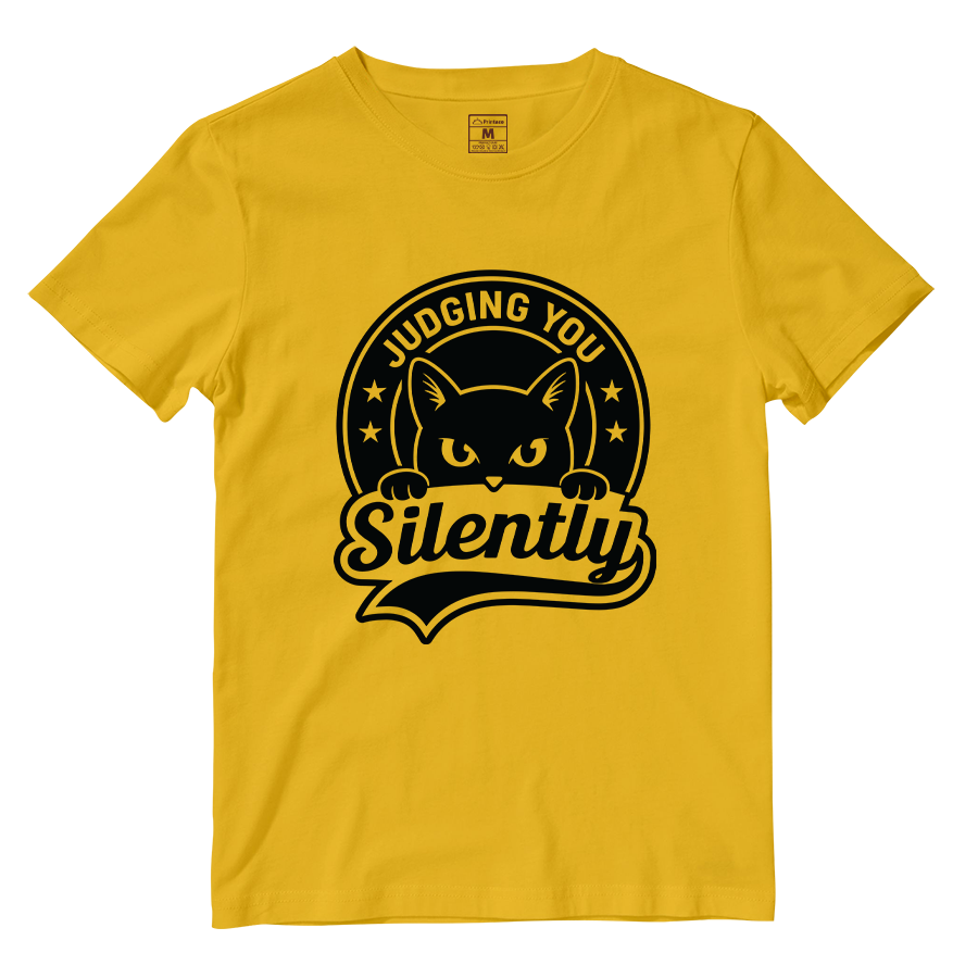 Cotton Shirt: Judge Silently