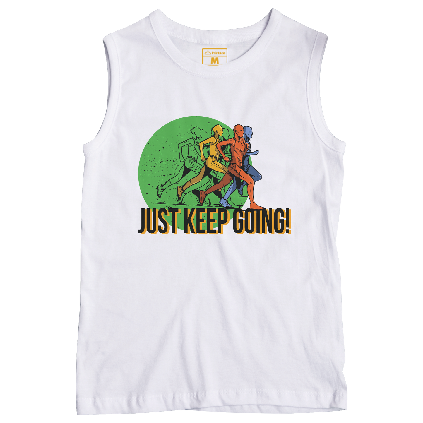 Sleeveless Drifit Shirt: Just Keep Going