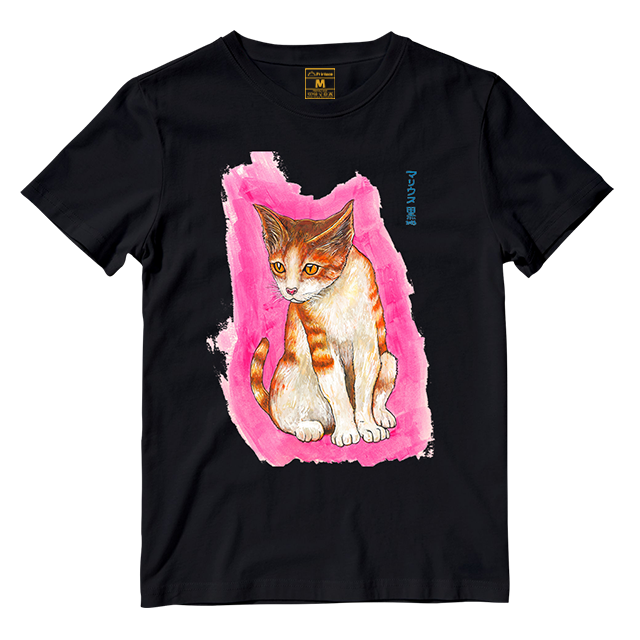 Cotton Shirt: Kahel Cat