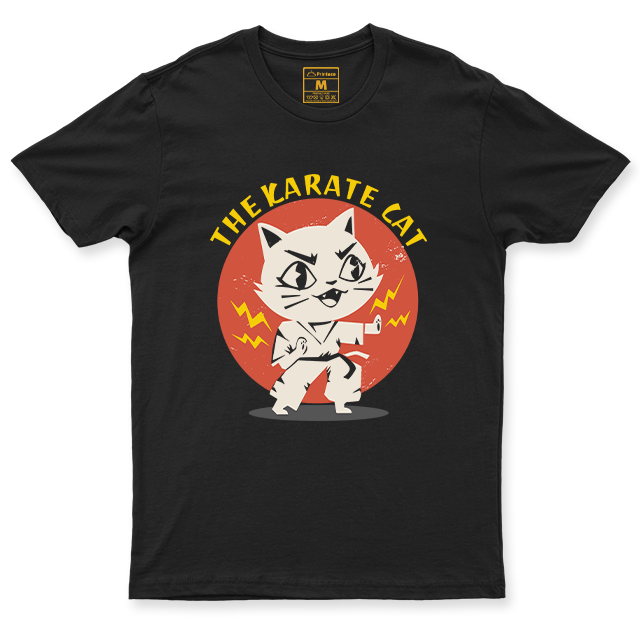 Drifit Shirt: Karate Cat