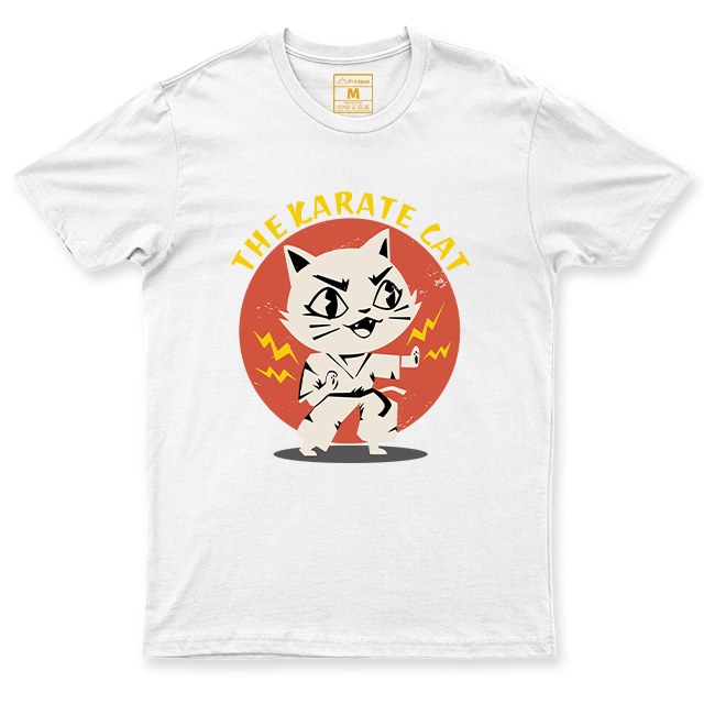 Drifit Shirt: Karate Cat