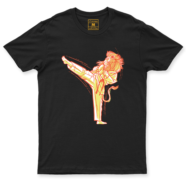 Drifit Shirt: Karate Lion