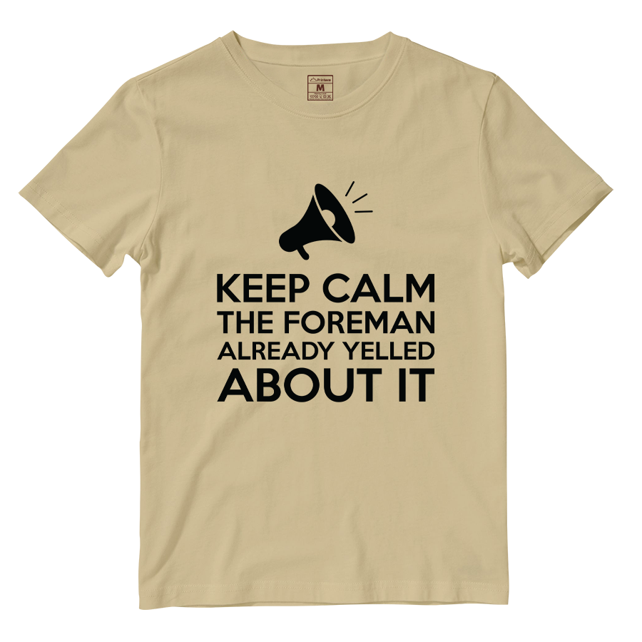 Cotton Shirt: Keep Calm Foreman