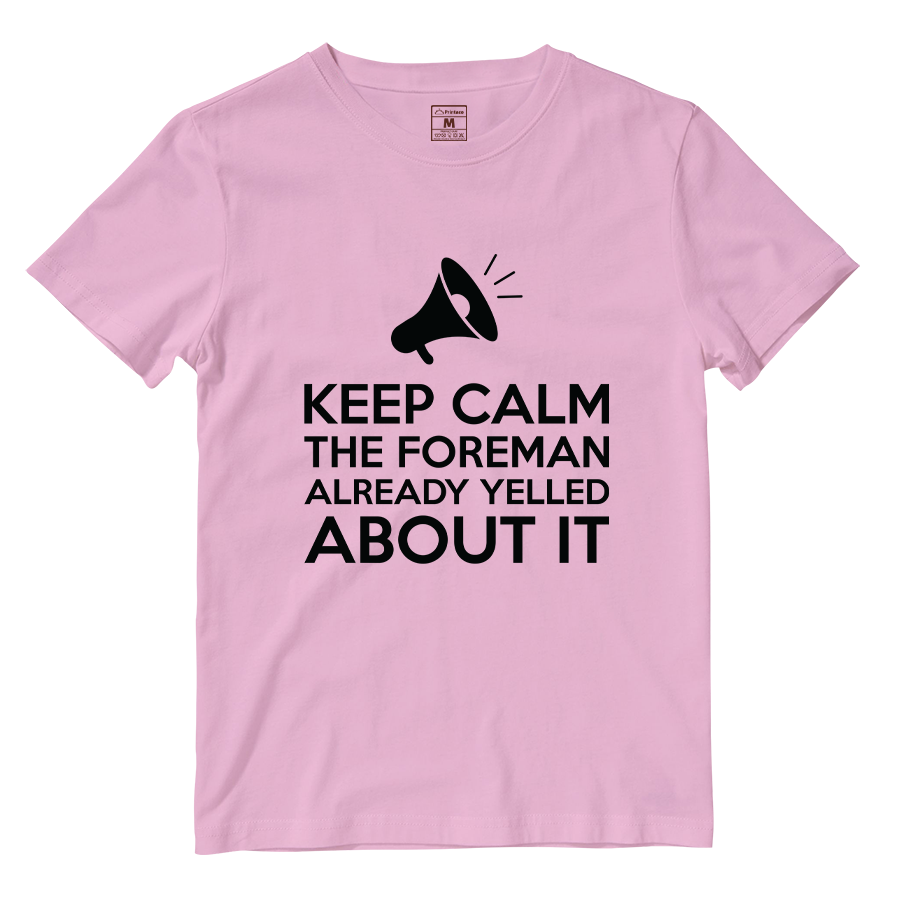 Cotton Shirt: Keep Calm Foreman