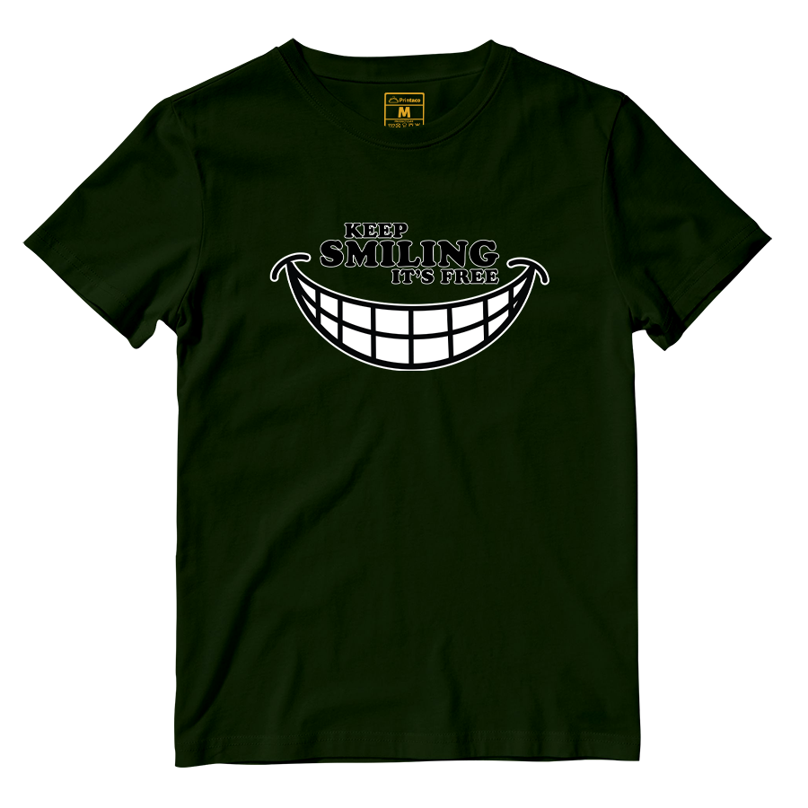 Cotton Shirt: Keep Smiling