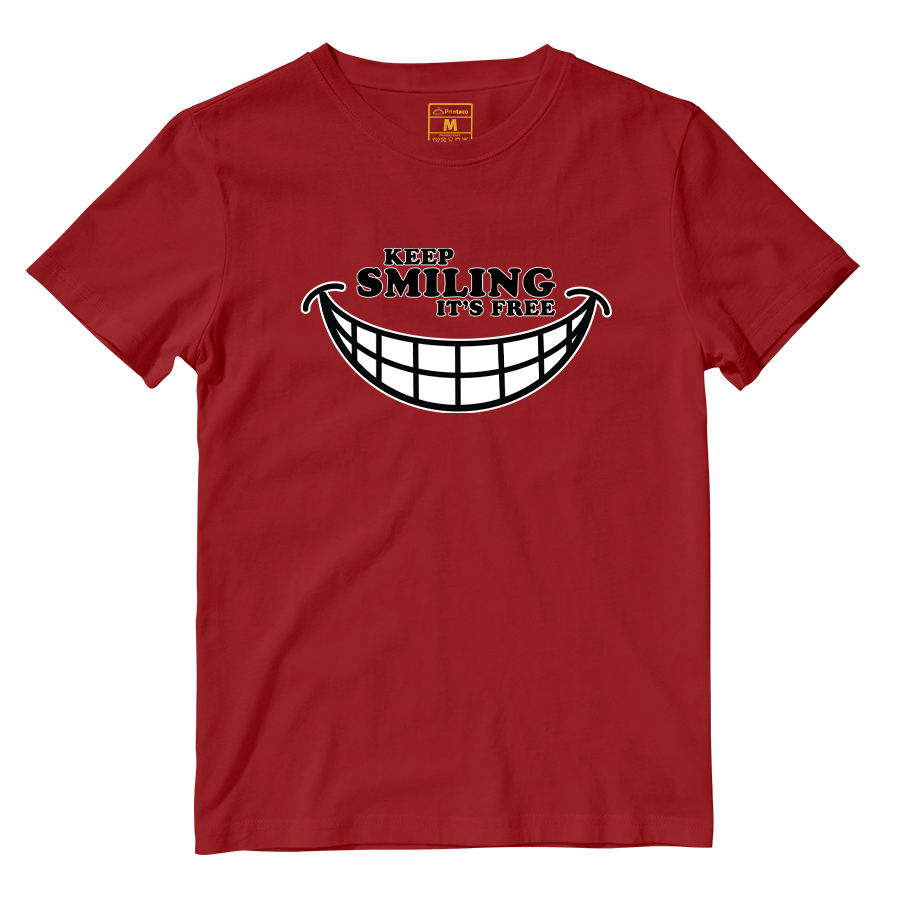 Cotton Shirt: Keep Smiling