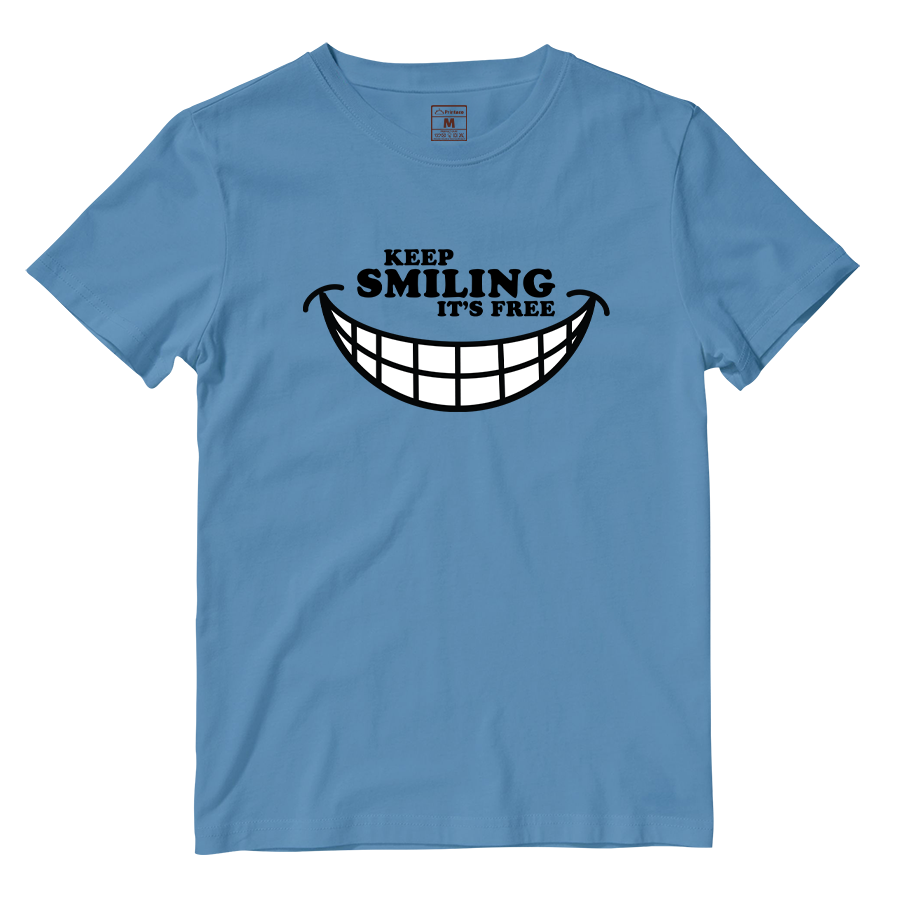 Cotton Shirt: Keep Smiling