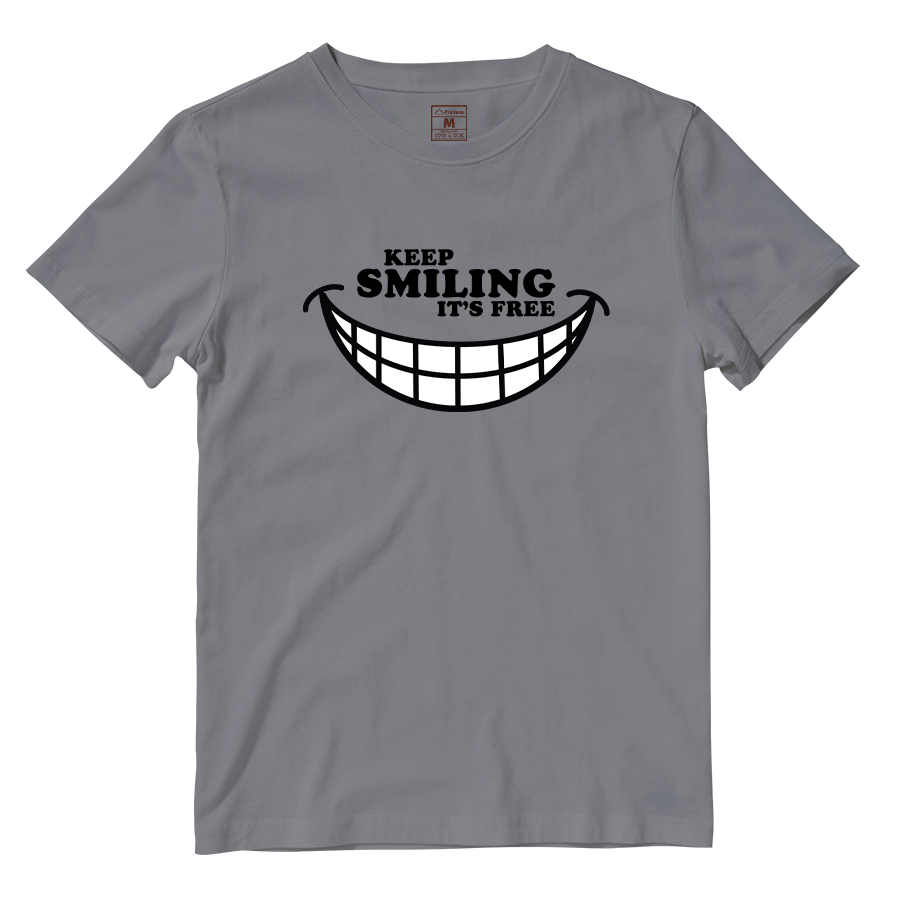 Cotton Shirt: Keep Smiling