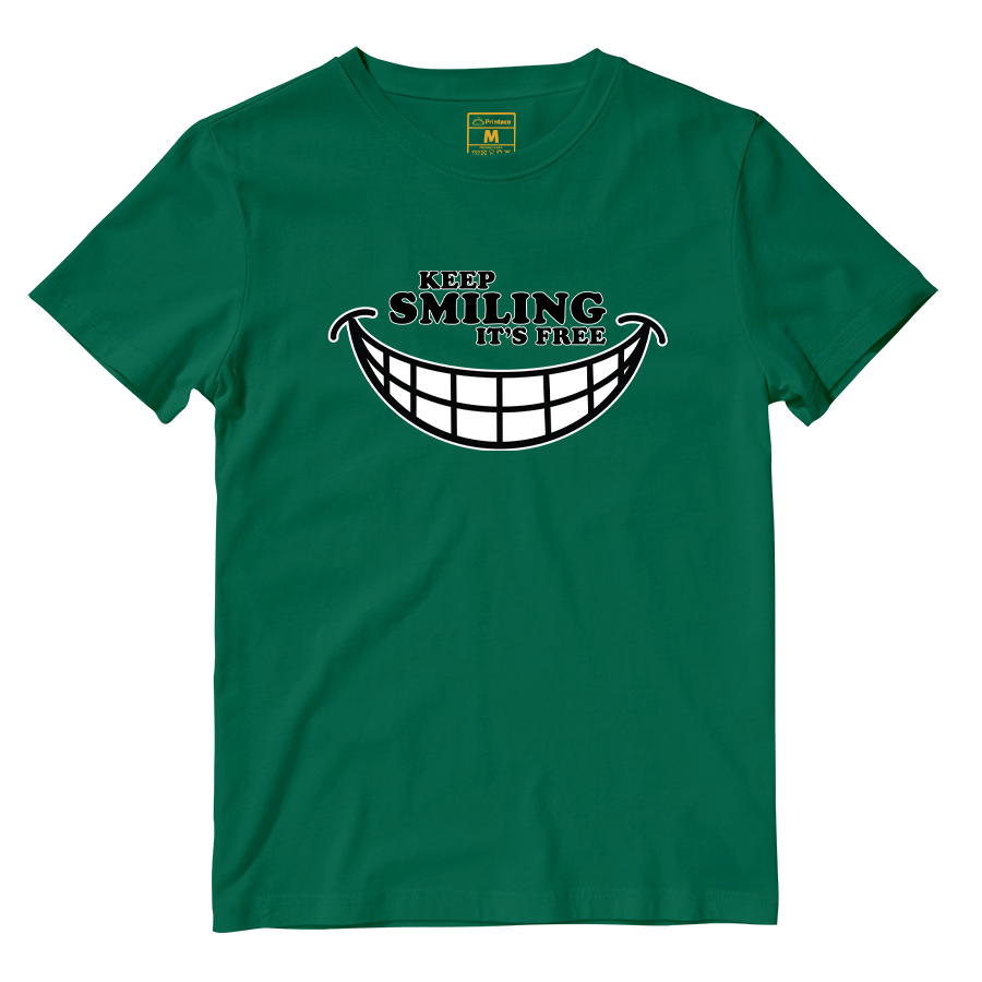 Cotton Shirt: Keep Smiling