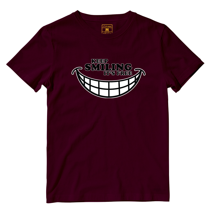 Cotton Shirt: Keep Smiling