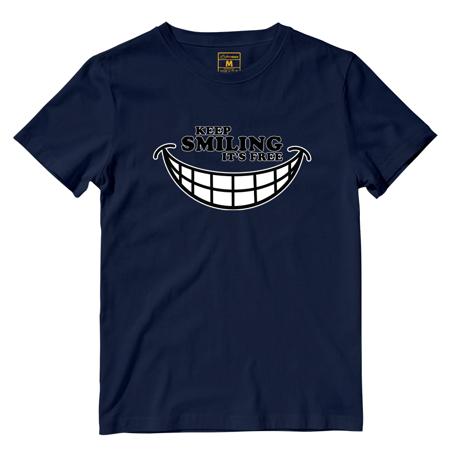 Cotton Shirt: Keep Smiling