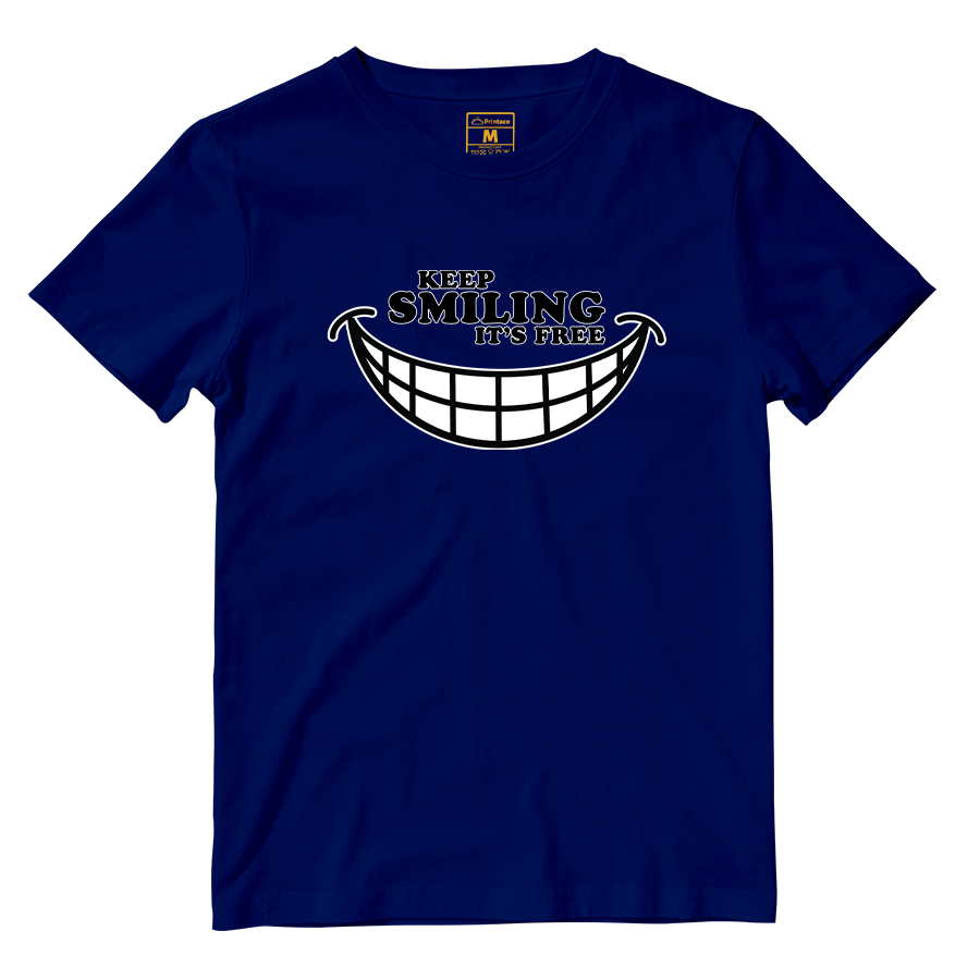 Cotton Shirt: Keep Smiling