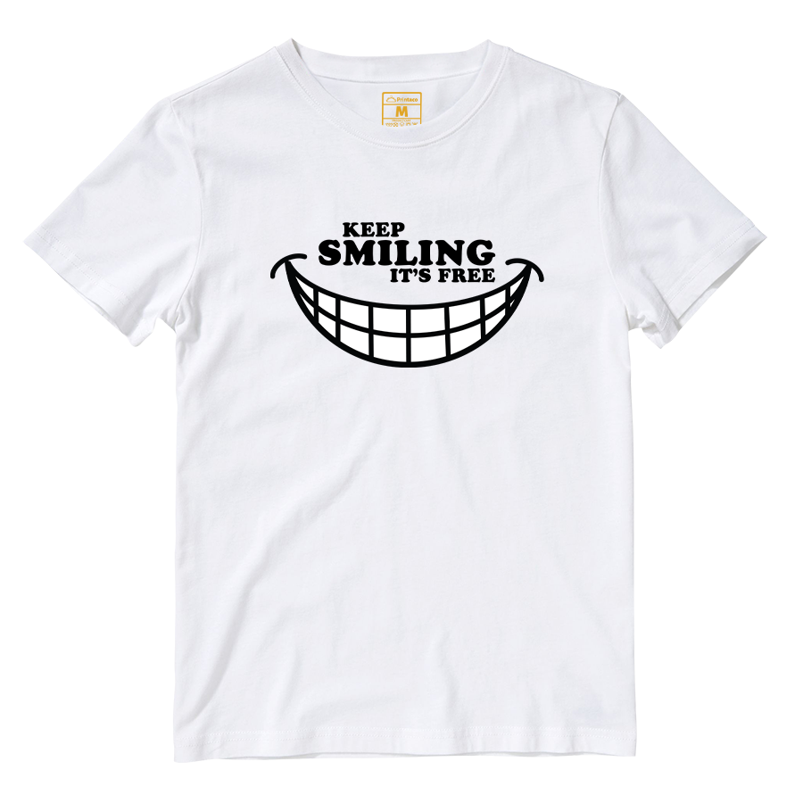 Cotton Shirt: Keep Smiling