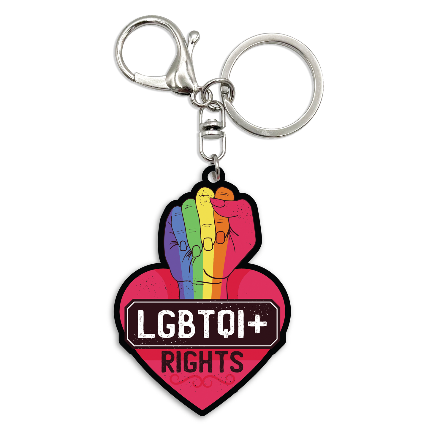 Acrylic Bag Charm: LGBTQI+ Right