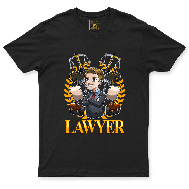 C. Spandex Shirt: Lawyer Male