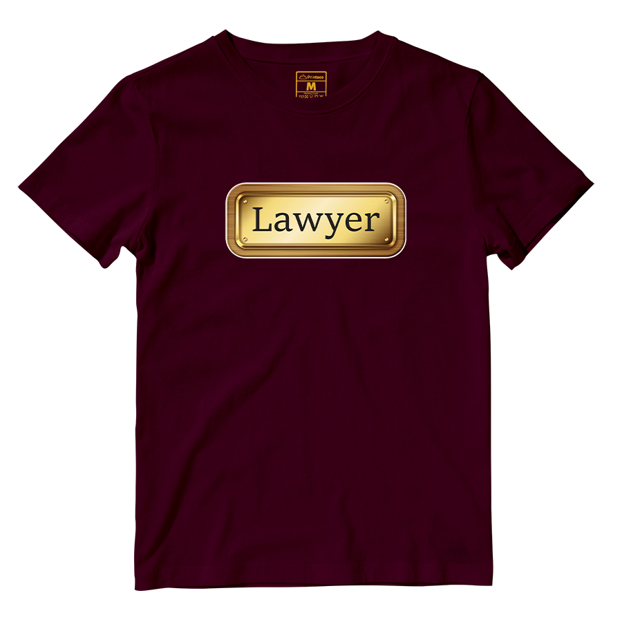 Cotton Shirt: Lawyer Nameplate